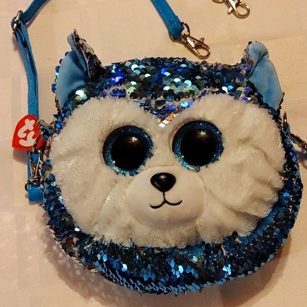 TY Sequin Slush Husky Purse